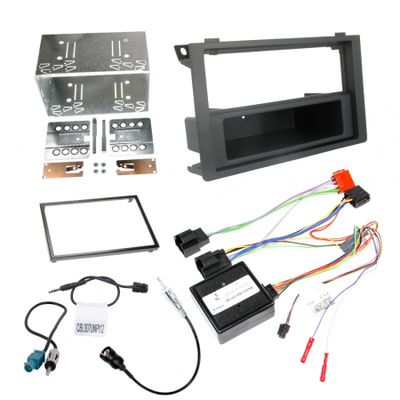 Installationskit 1/2-DIN für Saab 9-3 NG 2007-2015 (Premium 70-Audiopaket)