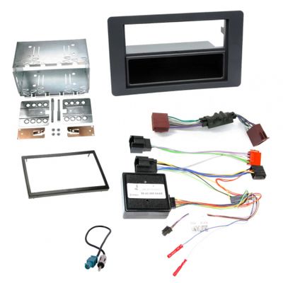 Einbausatz 1/2-DIN für Saab 9-5 2006-2010 (mit Lenkradsteuerung)