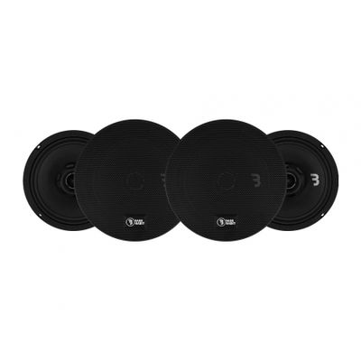 4er-Pack Bass Habit SPL Elite SE165CX, 6,5-Zoll-Koaxiallautsprecher