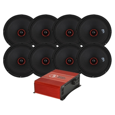 8er-Pack Bass Habit SE200M mit SE850.2DF, SPL-Paket