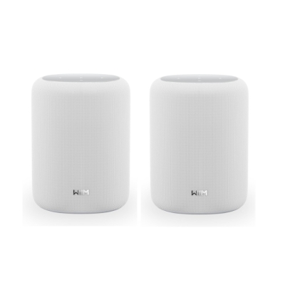 2er-Pack WiiM Sound Lite Smart-Lautsprecher, weiß