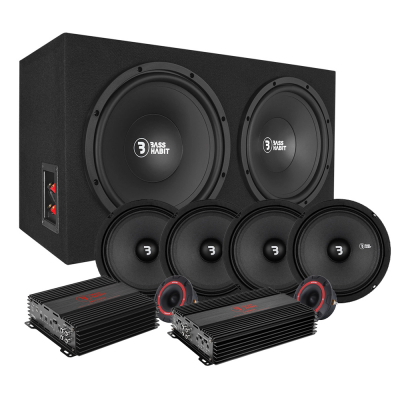 Bass Habit Raggarpaket mit 4er-Pack 6,5