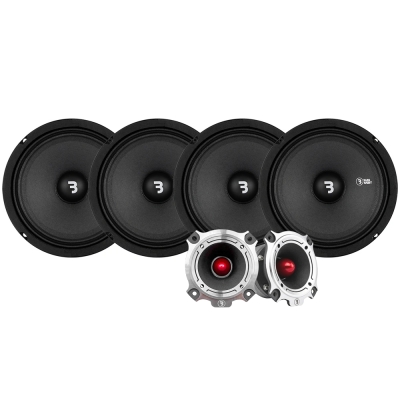 4er-Pack Bass Habit SP165M mit SP25HT, SPL-Paket