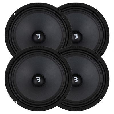 4er-Pack Bass Habit Play SP200M, 8-Zoll-Midbass
