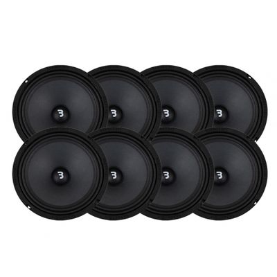8er-Pack Bass Habit Play SP200M, 8-Zoll-Midbass