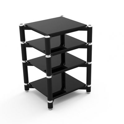 Norstone Spider 4 HiFi-Rack, schwarz