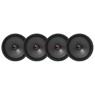 4er-Pack Bass Habit Rebel SR165M, 6,5-Zoll-Mitteltöner