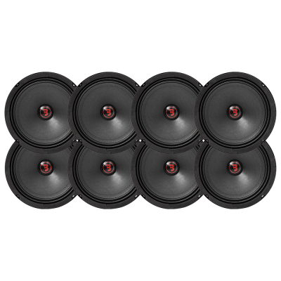 8er-Pack Bass Habit Rebel SR165M, 6,5-Zoll-Mitteltöner