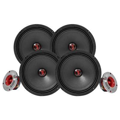 Bass Habit Rebel SR165M mit SR25T, mittleres SPL-Paket