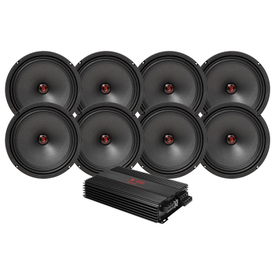 8er-Pack Bass Habit Rebel SR200M mit RA800W, groß