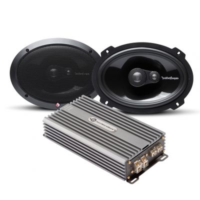 Rockford Fosgate Power 6x9 Zoll & DLS Reference CCi-2, Lautsprecherpaket