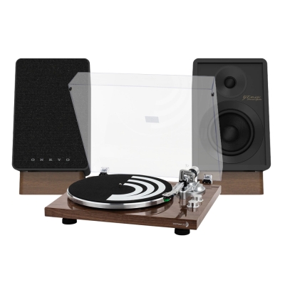 Dayton Audio TT-1BTW mit Onkyo GX-30ARC, Vinyl-Paket