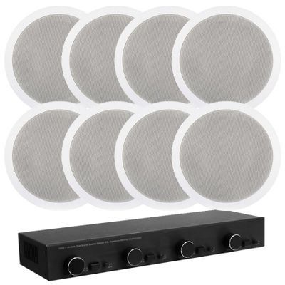 4 Paar System One Lautsprecher mit Lautsprecherumschalter VSS4