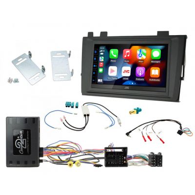 Einbausatz 2-DIN Volkswagen T6.1 (MIB-PQ) & JVC KW-M785DBW