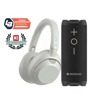 Sony ULT Wear WH-ULT900N in Weiß mit Arcsound EDGE