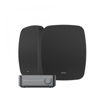 Klipsch RSM-525 in Schwarz mit Wiim Amp, Outdoor-Paket