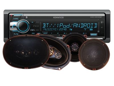KENWOOD KDC-X5100BT & GAS ALPHA-Lautsprecher