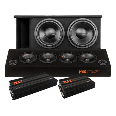 DS18 ZR212LD mit GAS MAD PB2-48, schweres Bass-Set