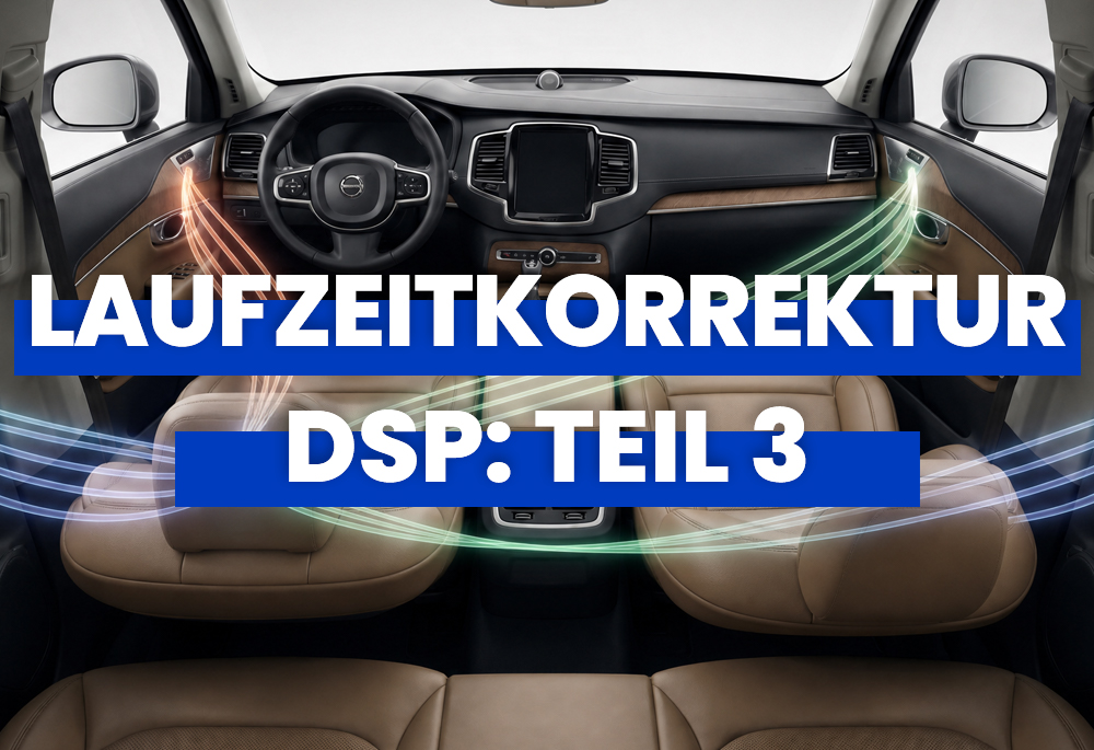 Laufzeitkorrektur im DSP: den Klang richtig ausrichten