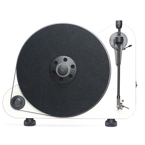 Pro-Ject VT-E Weißer wandmontierter Plattenspieler
