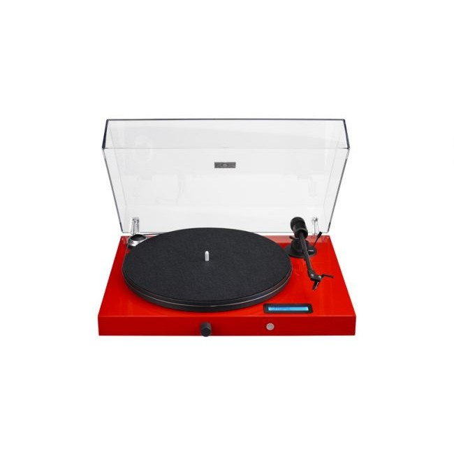 Pro-Ject Jukebox E1, Plattenspieler mit integriertem Verstärker, rot