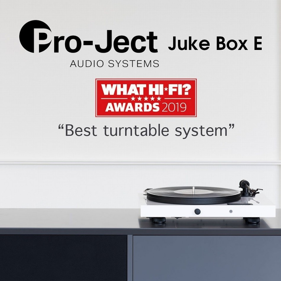 Pro-Ject Jukebox E1, Plattenspieler mit integriertem Verstärker, rot