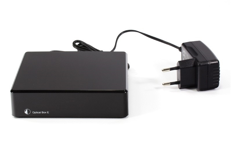 Pro-Ject Optical Box E Phono, RIAA-Verstärker mit optischem Ausgang, schwarz