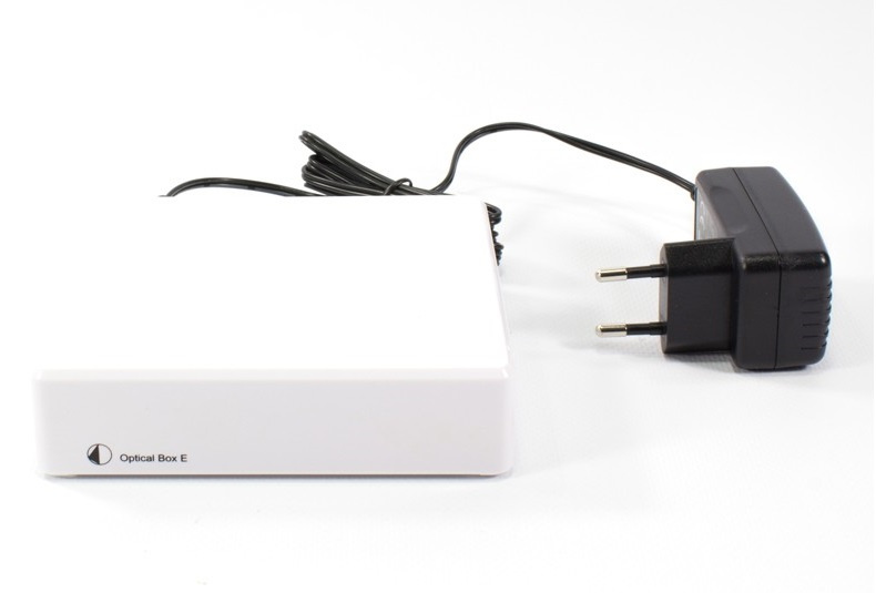 Pro-Ject Optical Box E Phono, RIAA-Verstärker mit optischem Ausgang, weiß