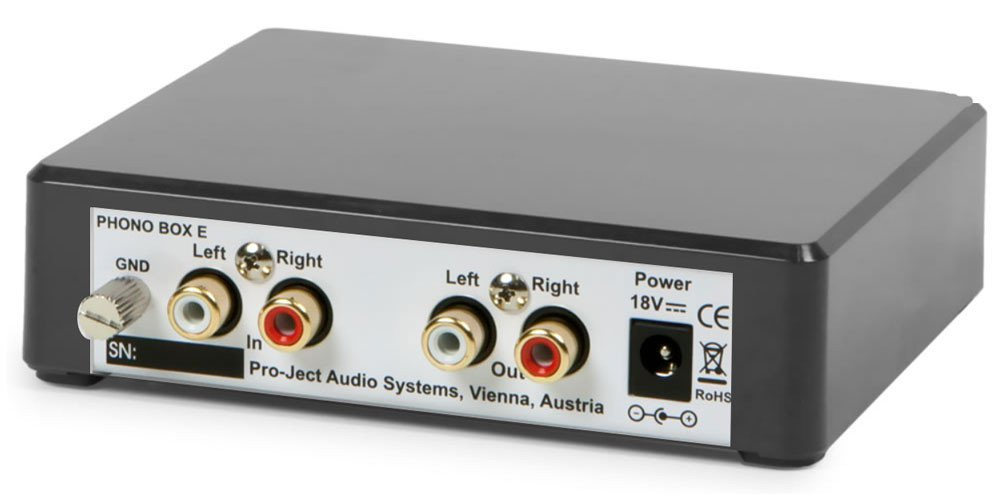 Pro-Ject Phono Box E, RIAA-Verstärker schwarz
