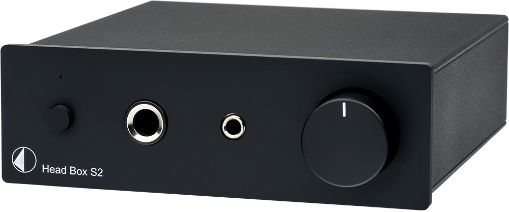 Pro-Ject Head Box S2, schwarzer Kopfhörerverstärker