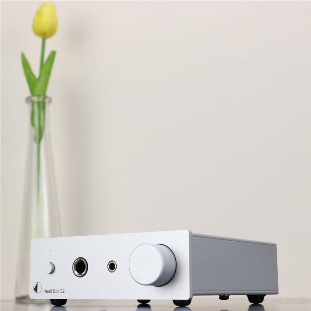Pro-Ject Head Box S2, silberner Kopfhörerverstärker