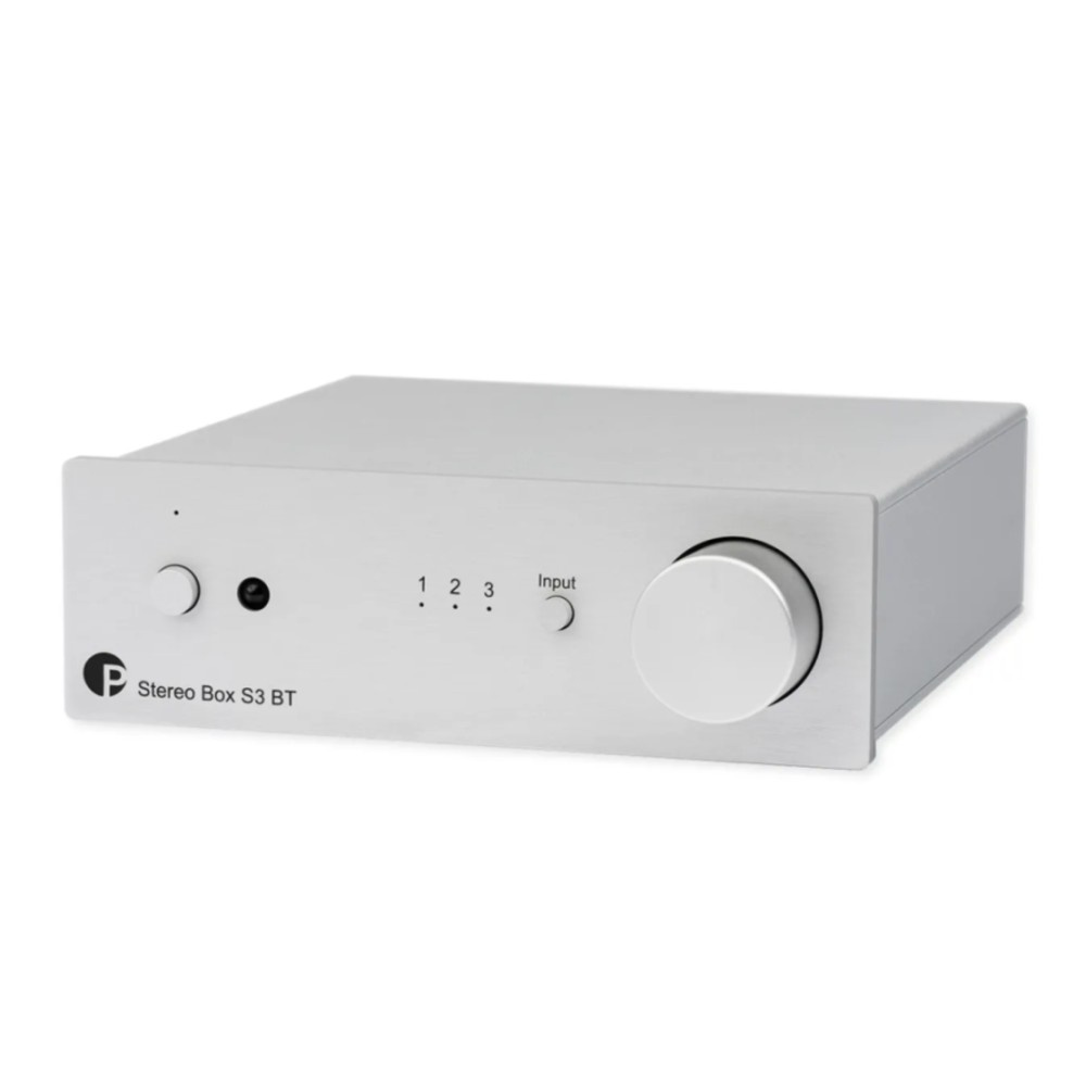 Pro-Ject Stereo Box S3 BT, Stereo-Vollverstärker, silber
