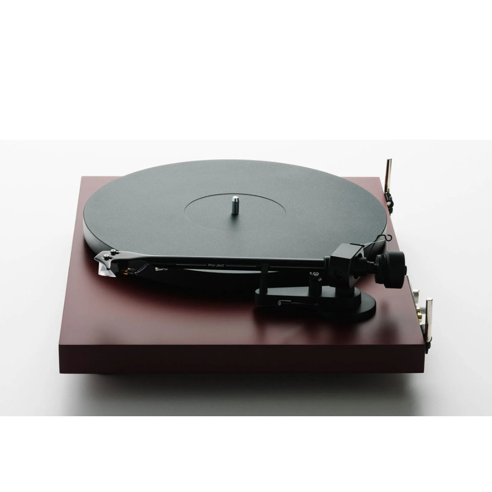 Pro-Ject Debut EVO 2 Plattenspieler Pick-It MM EVO-Tonabnehmer, matt burgunderrot