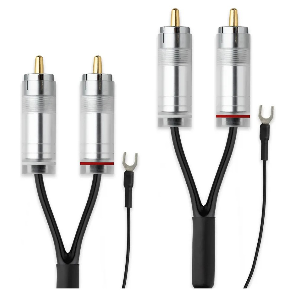 Pro-Ject Connect It Phono S RCA Plattenspielerkabel mit Erdungsleiter, 1.23 Meter