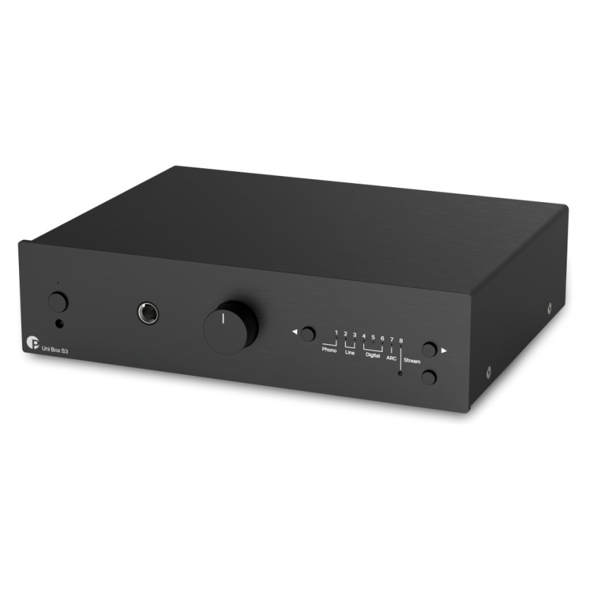 Pro-Ject Uni Box S3 Streaming-Verstärker, schwarz