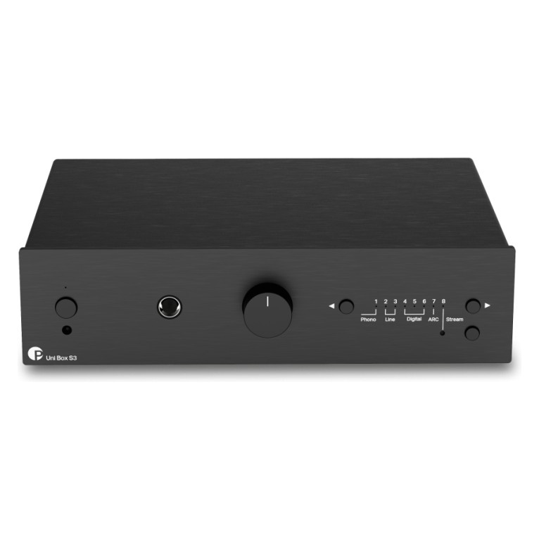 Pro-Ject Uni Box S3 Streaming-Verstärker, schwarz