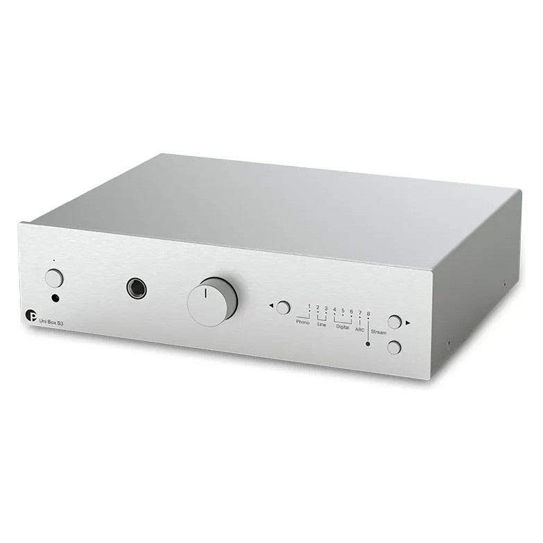 Pro-Ject Uni Box S3 Streaming-Verstärker, Silber