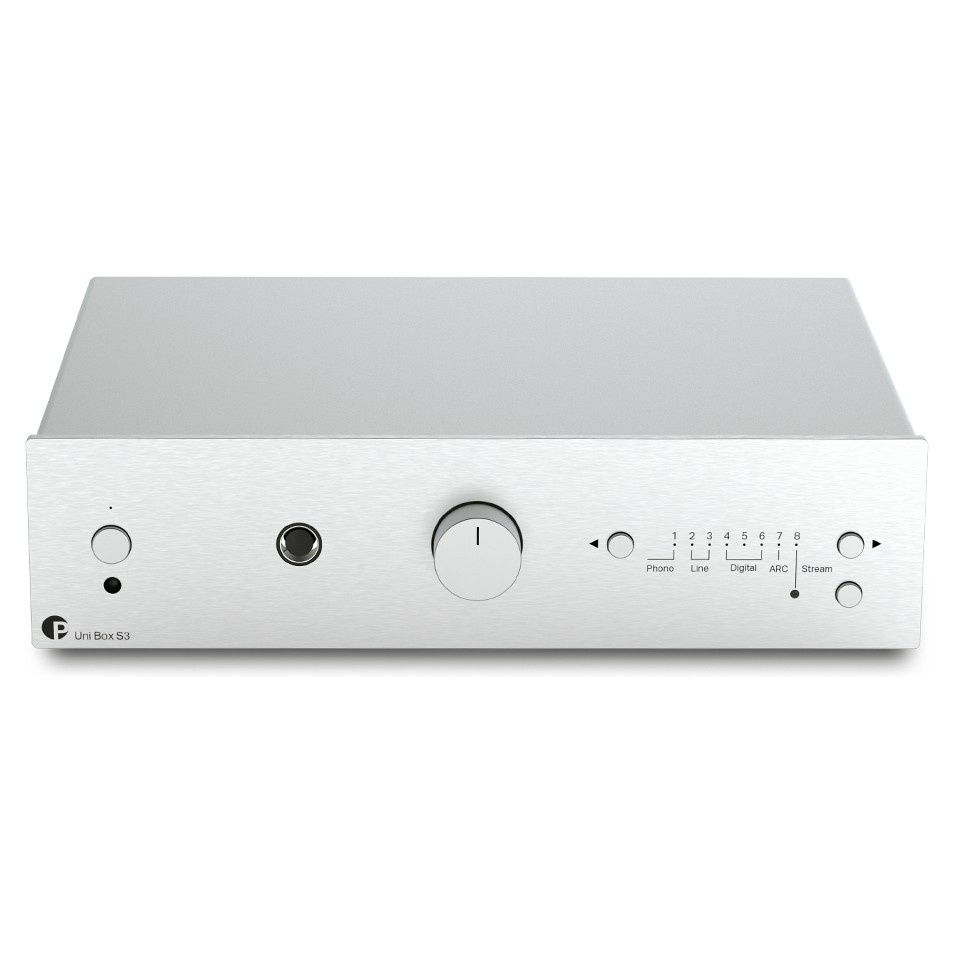 Pro-Ject Uni Box S3 Streaming-Verstärker, Silber