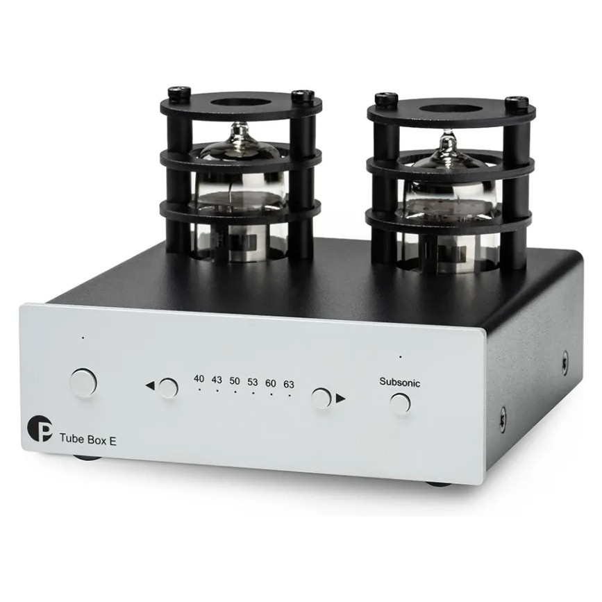 Pro-Ject Tube Box E RIAA-Vorstufe, silber