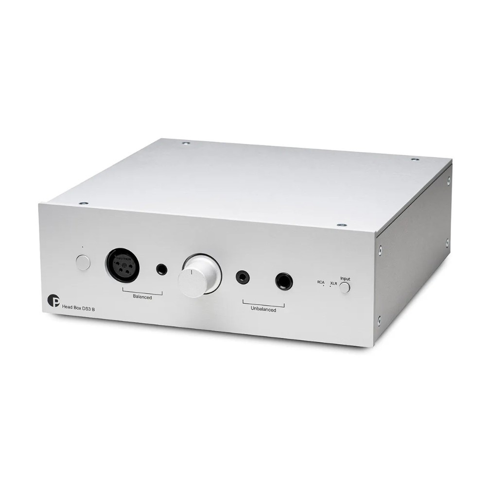Pro-Ject Head Box DS3 B, symmetrischer Kopfhörerverstärker, silber