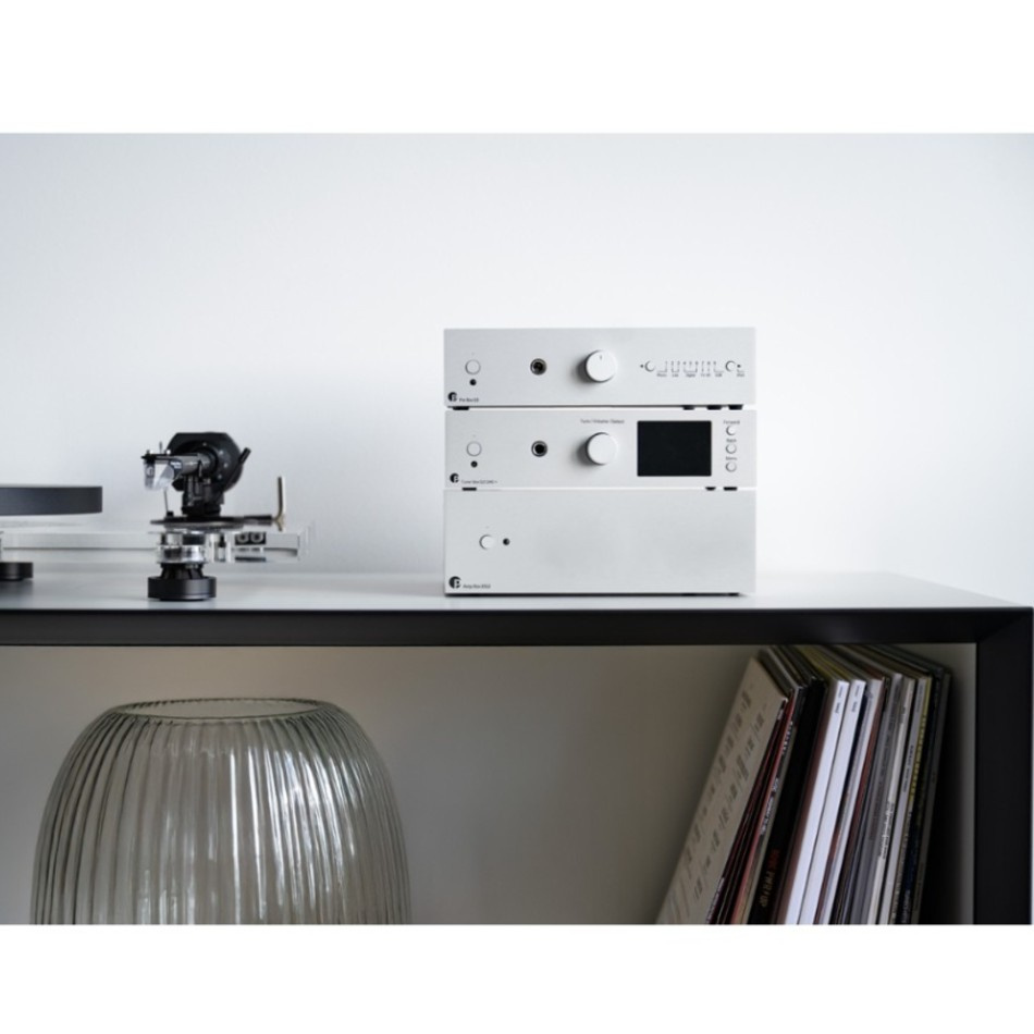 Pro-Ject Pre Box S3, kompakte Vorstufe, silber