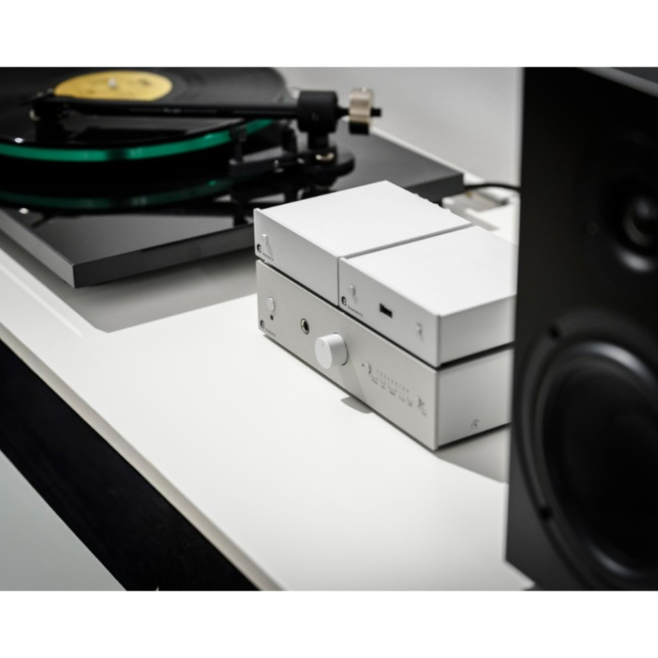 Pro-Ject Pre Box S3, kompakte Vorstufe, silber