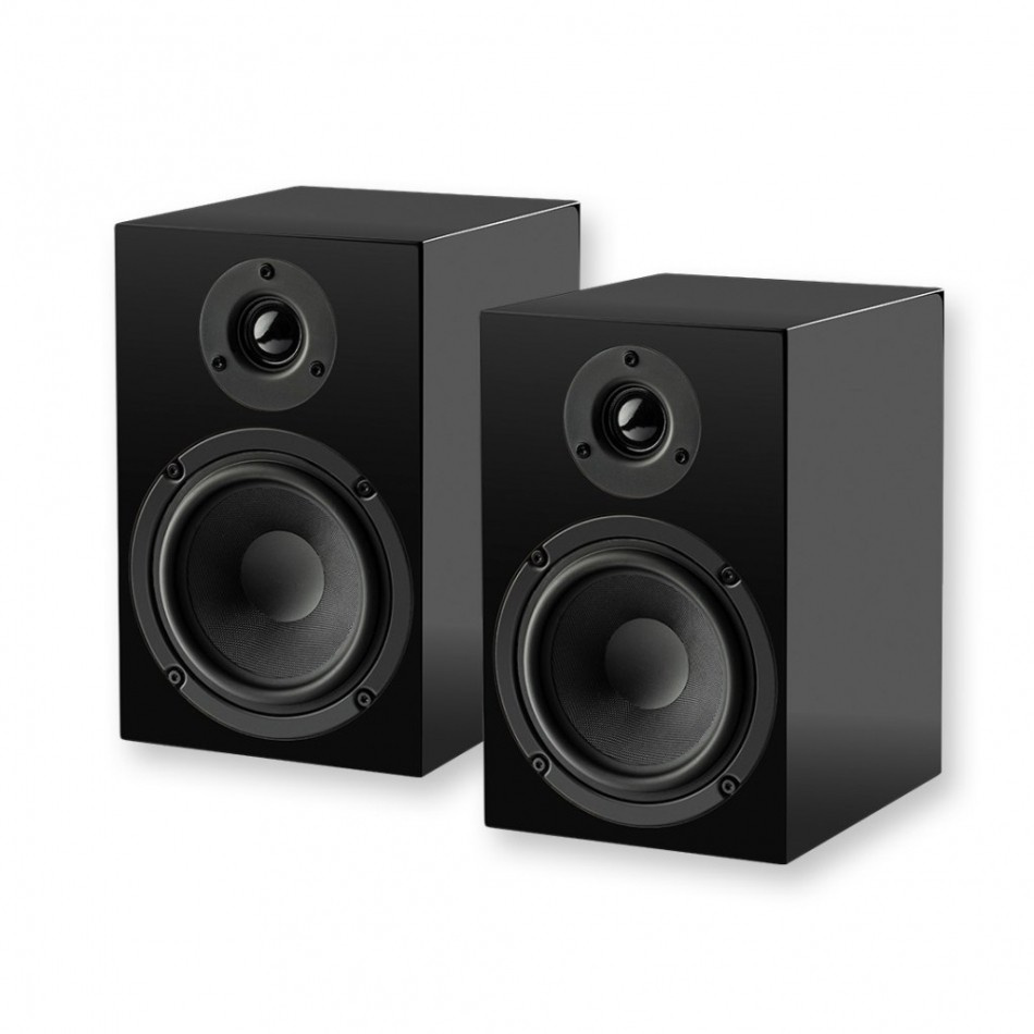 Pro-Ject Speaker Box 5 E, Regallautsprecher, Paar, schwarz