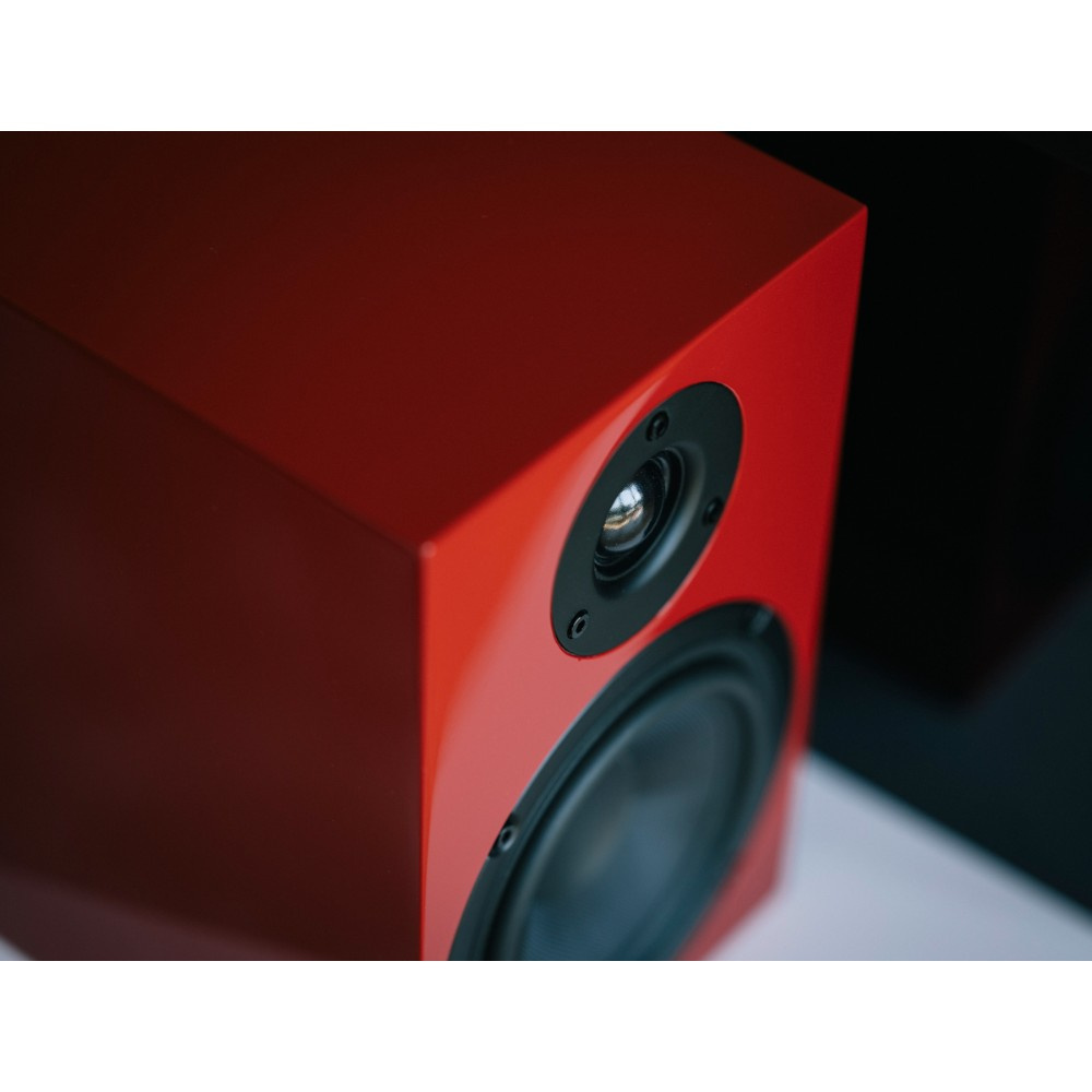 Pro-Ject Speaker Box 5 E, Regallautsprecher, Paar, rot