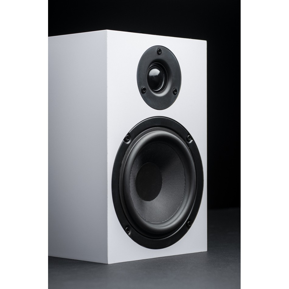Pro-Ject Speaker Box 5 E, Regallautsprecher, Paar, weiß