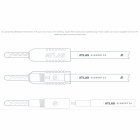 Atlas Element BI-WIRE Achromatic Z, konfektioniertes Lautsprecherkabel Stereo-Paar 2x2 Meter