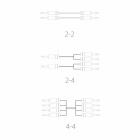 Atlas Element BI-WIRE Achromatic Z, konfektioniertes Lautsprecherkabel Stereo-Paar 2x2 Meter
