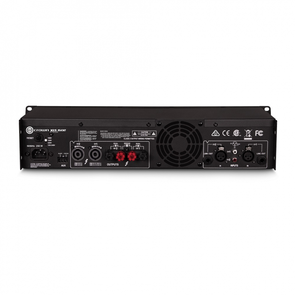 Crown XLS-1502, Stereo-Endstufe mit DSP