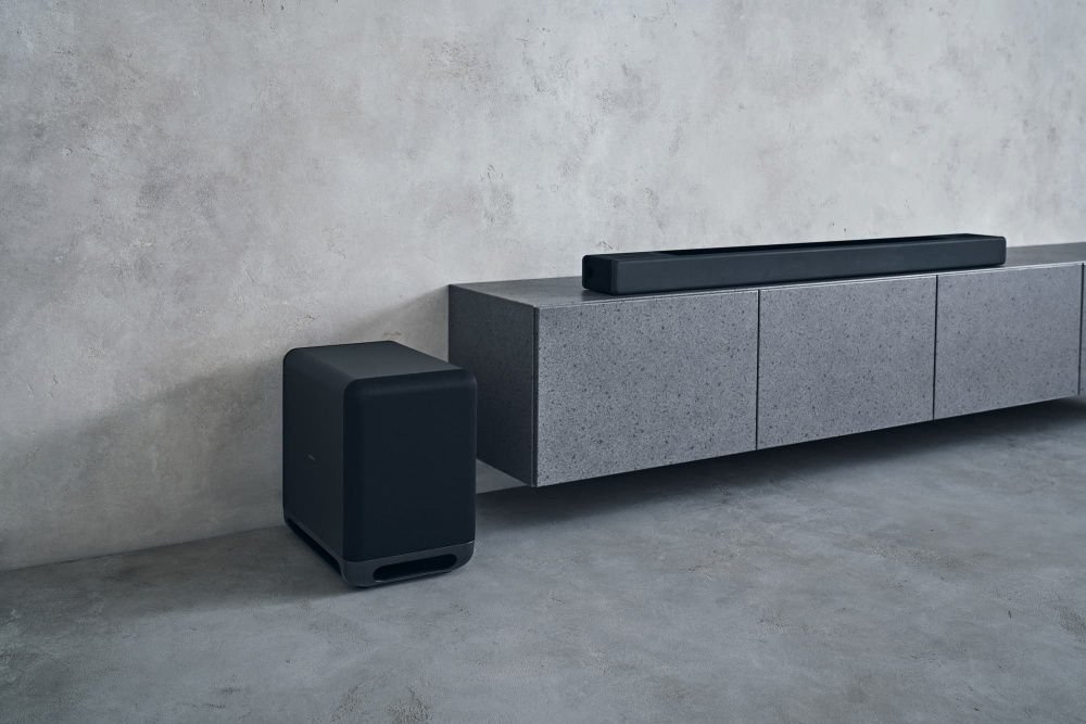 Sony SA-SW5 aktiver kabelloser Subwoofer mit 7-Zoll-Treiber, schwarz