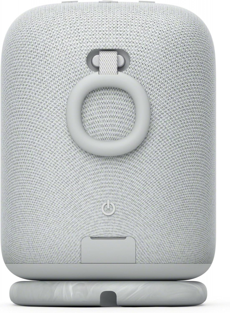 Sony LinkBuds Speaker kabelloser tragbarer Lautsprecher, hellgrau